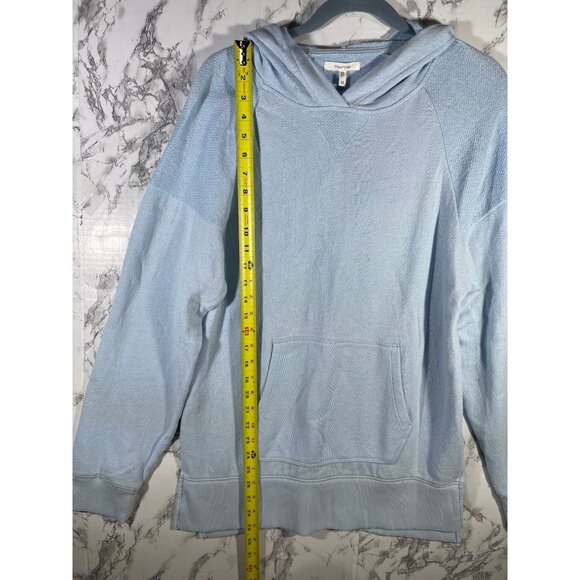 Maurices Light Blue Hoodie Sweatshirt Medium soft and light weight - Picture 3 of 7